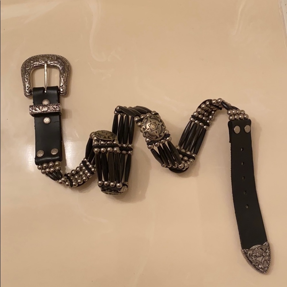 Handmade Native American Shelled and Beaded Belt